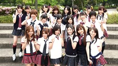 Woman Japanese schoolgirls asians stairways