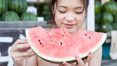 Woman Japanese watermelons asians models Graphis Kana Tsuruta