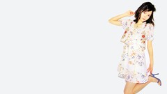 Woman Japanese white background Celebrity Actress asians black 