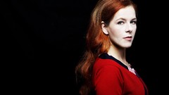 Woman Jason black background redheads Neko Case