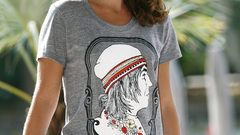 Woman jeans Actress Natalie