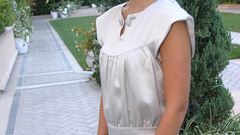 Woman jeans Actress Natalie