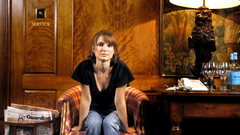 Woman jeans Actress Natalie