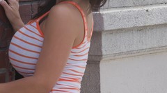 Woman jeans brunettes models denise milani boobs huge boobs big 