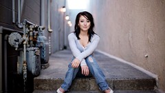 Woman jeans brunettes Taylor McCutchan