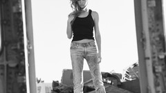 Woman jeans Denise Richards