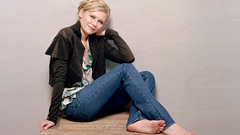 Woman jeans feet Kirsten