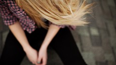 Woman jeans Friends blondes brunettes teen