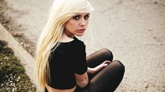 Woman jeans Friends blondes skirts teen