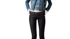 Woman jeans high heels