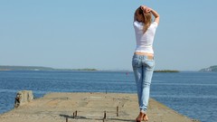 Woman jeans models Avril B