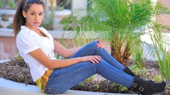 Woman jeans models Chloey