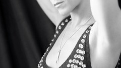 Woman jennifer aniston grayscale