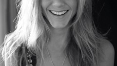 Woman jennifer aniston grayscale
