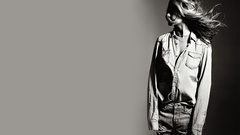 Woman jennifer aniston monochrome