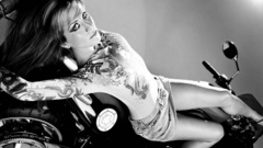 Woman jennifer aniston monochrome