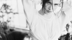 Woman Jennifer Connelly monochrome Actress brunettes