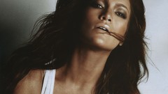 Woman jennifer lopez brunettes bra panties boobs