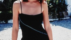 Woman Jennifer Love Hewitt black dress