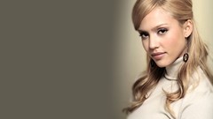 Woman Jessica Alba blondes