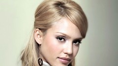 Woman Jessica Alba blondes