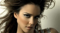 Woman Jessica Alba bra panties boobs