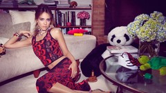 Woman Jessica Alba models