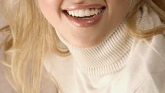 Woman Jessica Alba smiling