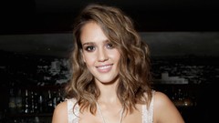 Woman Jessica Alba smiling brunettes Latina