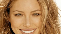 Woman Jessica Biel Actress blondes smiling