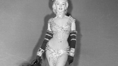 Woman Jewelry Marilyn Monroe Actress grayscale pinups head dress