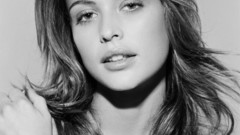 Woman Josie Maran grayscale