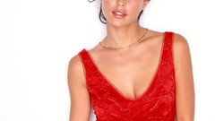 Woman Josie Maran models