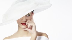 Woman Julia Simple Background