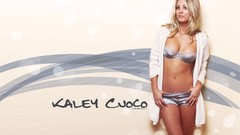 Woman kaley cuoco lingerie lip gloss