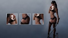 Woman Katana artwork