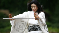 Woman Katana kimono asians