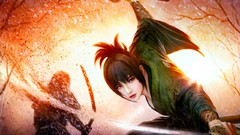 Woman Katana samurai artwork