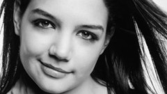 Woman Katie Holmes monochrome