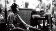 Woman katy perry brunettes grayscale