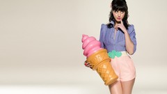 Woman katy perry ice