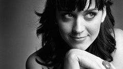 Woman katy perry singers grayscale