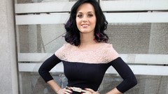 Woman katy perry smiling brunettes