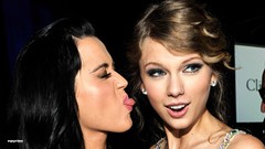 Woman katy perry taylor swift brunettes singers