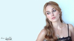 Woman Keira Knightley models Simple Background