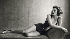 Woman Keira Knightley monochrome fashion Actress GQ magazine