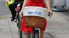 Woman Kelly Brook cleavage july red 2