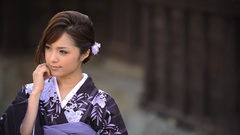 Woman kimono asians Japanese