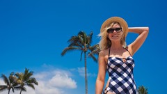 Woman Kirsten Dunst blondes