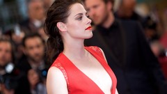 Woman Kristen Stewart Actress brunettes cleavage